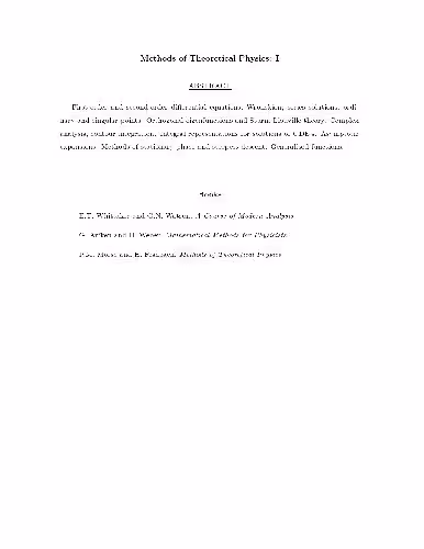 خرید و دانلود نسخه کامل کتاب Methods of theoretical physics 1