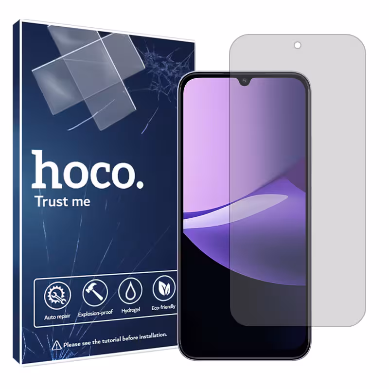 گلس شیائومی Redmi 15C 5G مدل هیدروژلی شفاف برند هوکو کد S