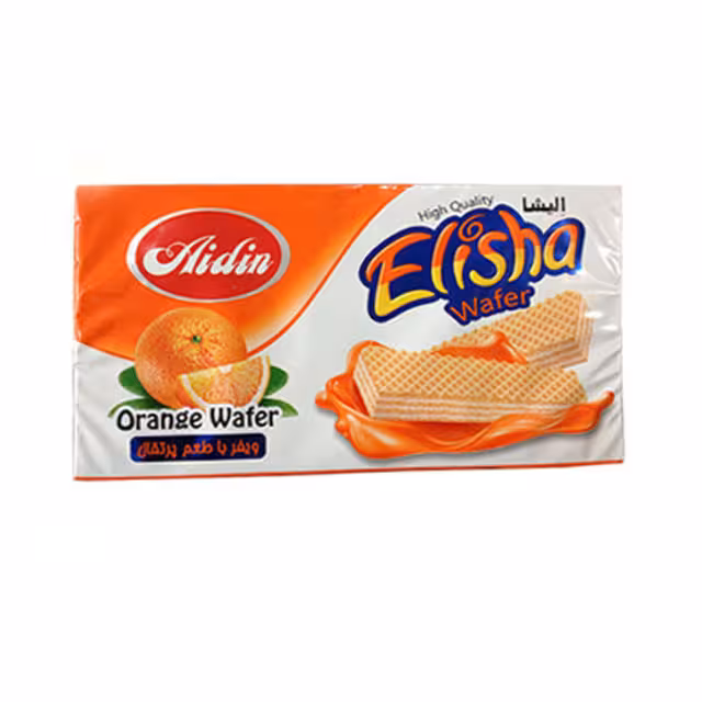 ویفر الیشا پرتقالی آیدین 80 گرمی