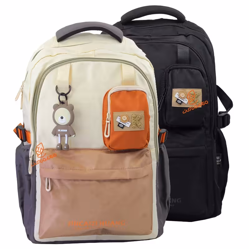 قیمت و خرید کوله پشتی دو رنگ تدی کد 2716 JINCAIZI HUANG