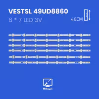 بک لایت تلویزیون  وستل مدل  49UD8860