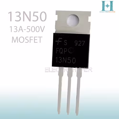 ترانزیستور ماسفت 13N50 N-Channel 500V 13A TO-220 | خرید و قیمت