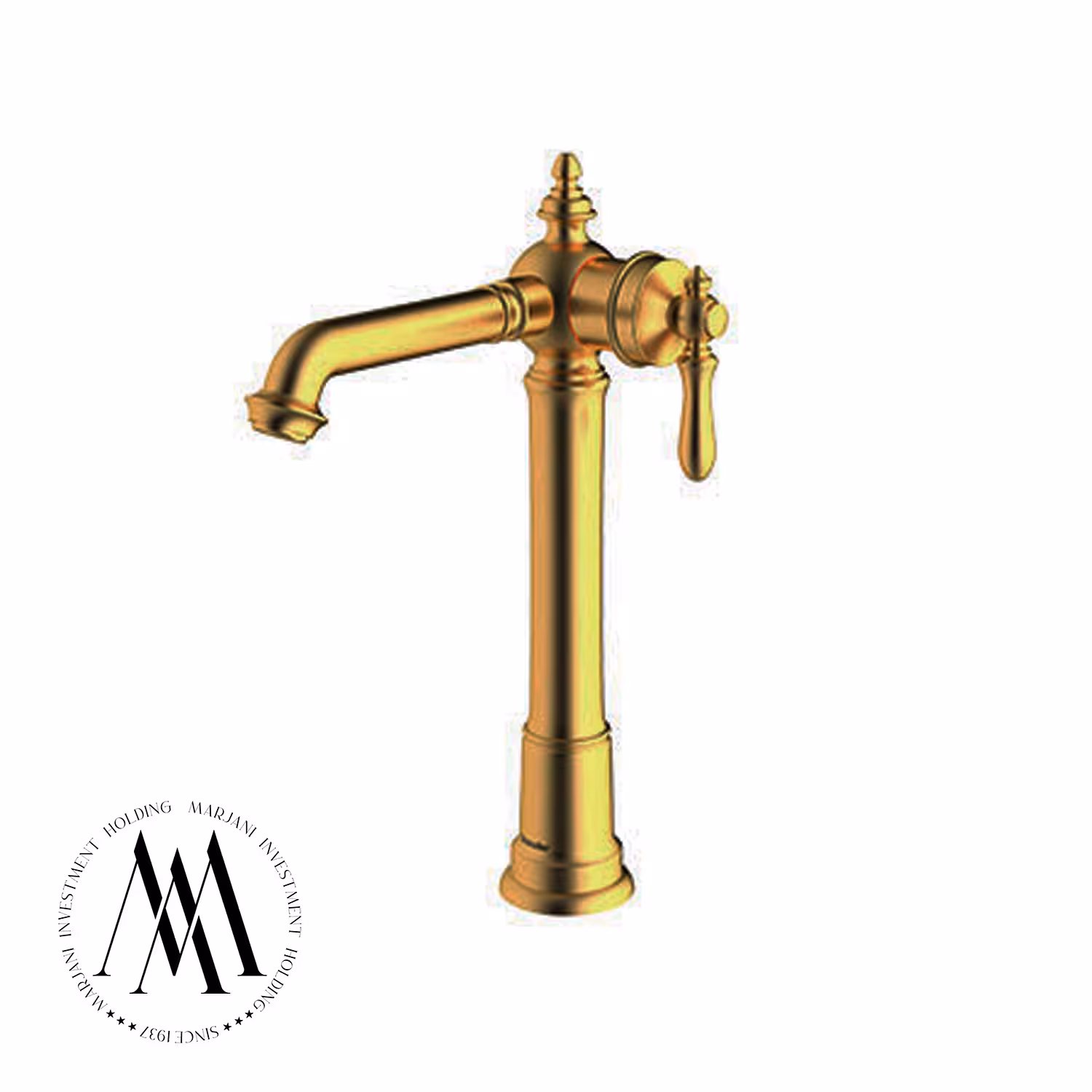 شیر روشویی شودر مدل بیزانس پایه بلند (طلامات)