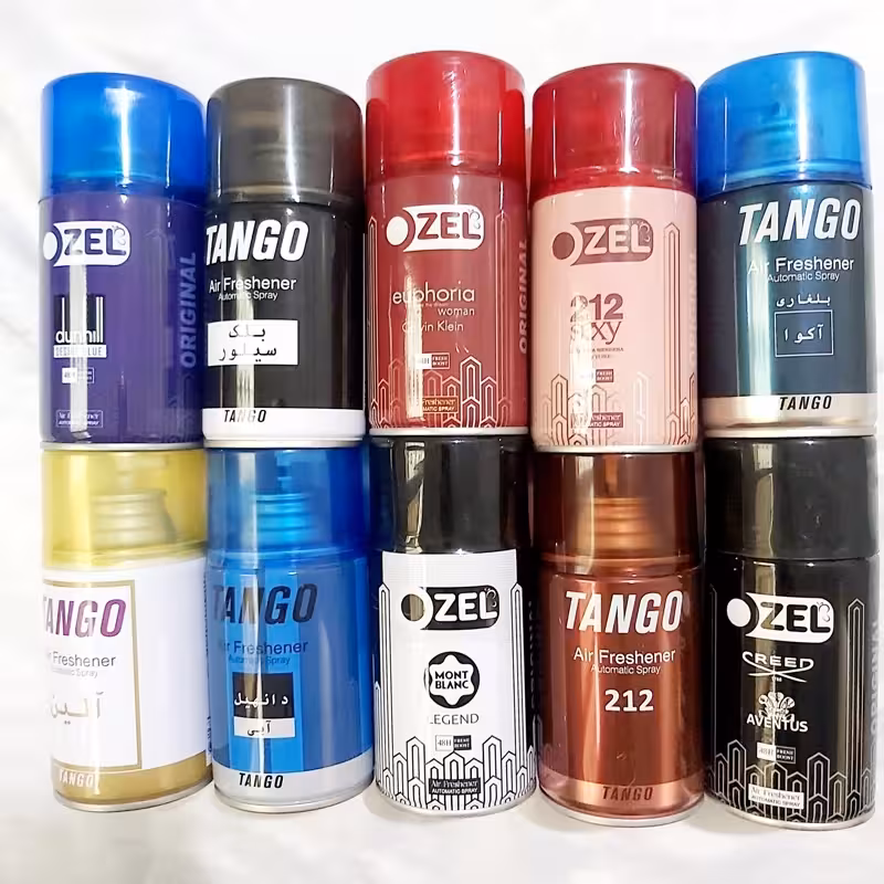 اسپری با رایحه های  دلپذیر در 8 رایحه مختلف