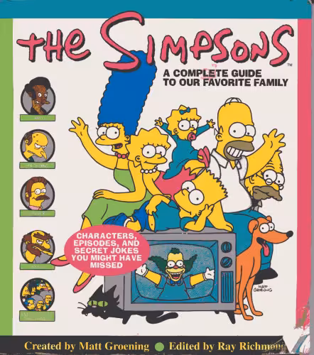 خرید و دانلود نسخه کامل کتاب The Simpsons - A complete guide to our favorite family