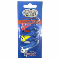 قلاب ماهیگیری وزنه دار (جیگ هد) کاپیتان (Captain) مدل 6402، وزن 15 گرم