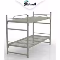 تخت خواب فلزی دو طبقه خوابگاهی آنیسا مدل D80