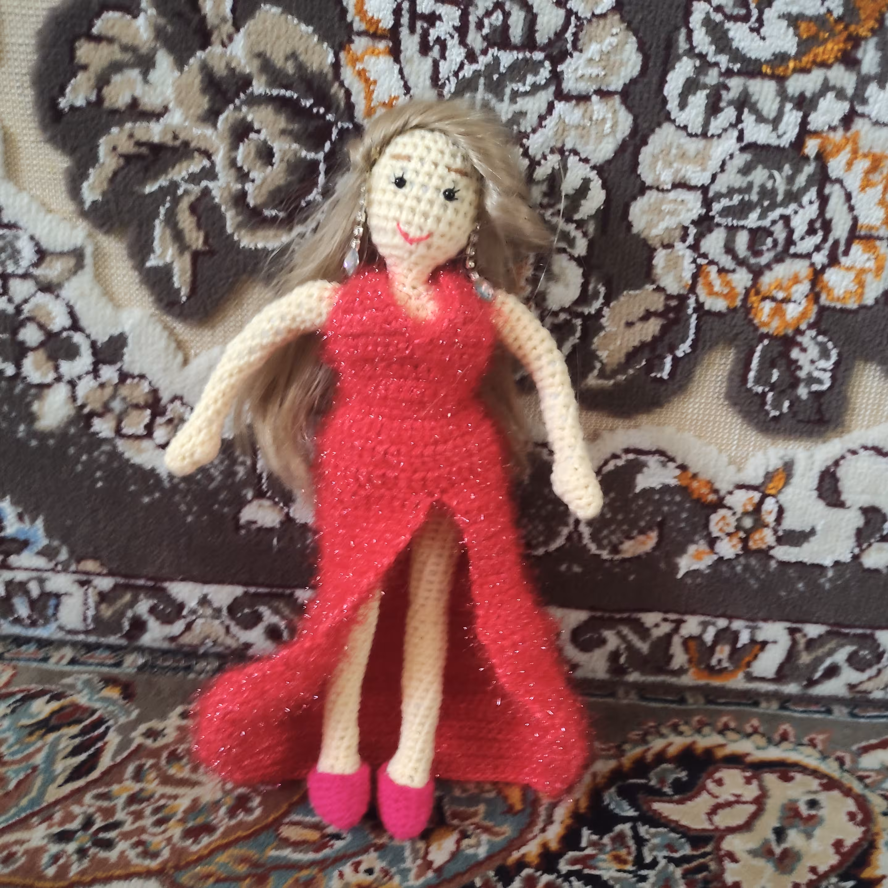 عروسک سیندرلا(دست بافت )