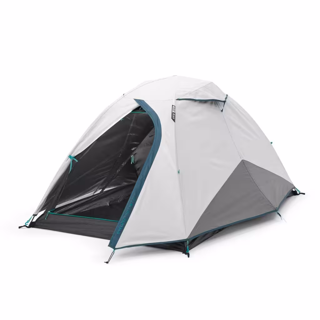 چادر کچوا 2 نفره – فرش اند بلک  Quechua 2 Person Camping Tent – MH100 Fresh & Black