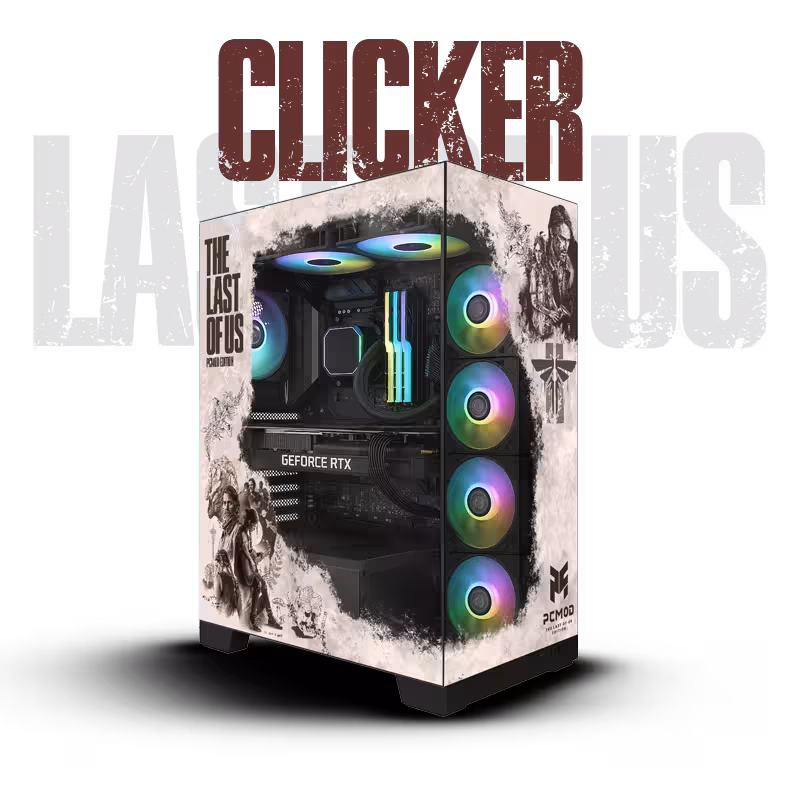 سیستم گیمینگ ادیشن کلیکر | PCMOD last of us edition CLICKER