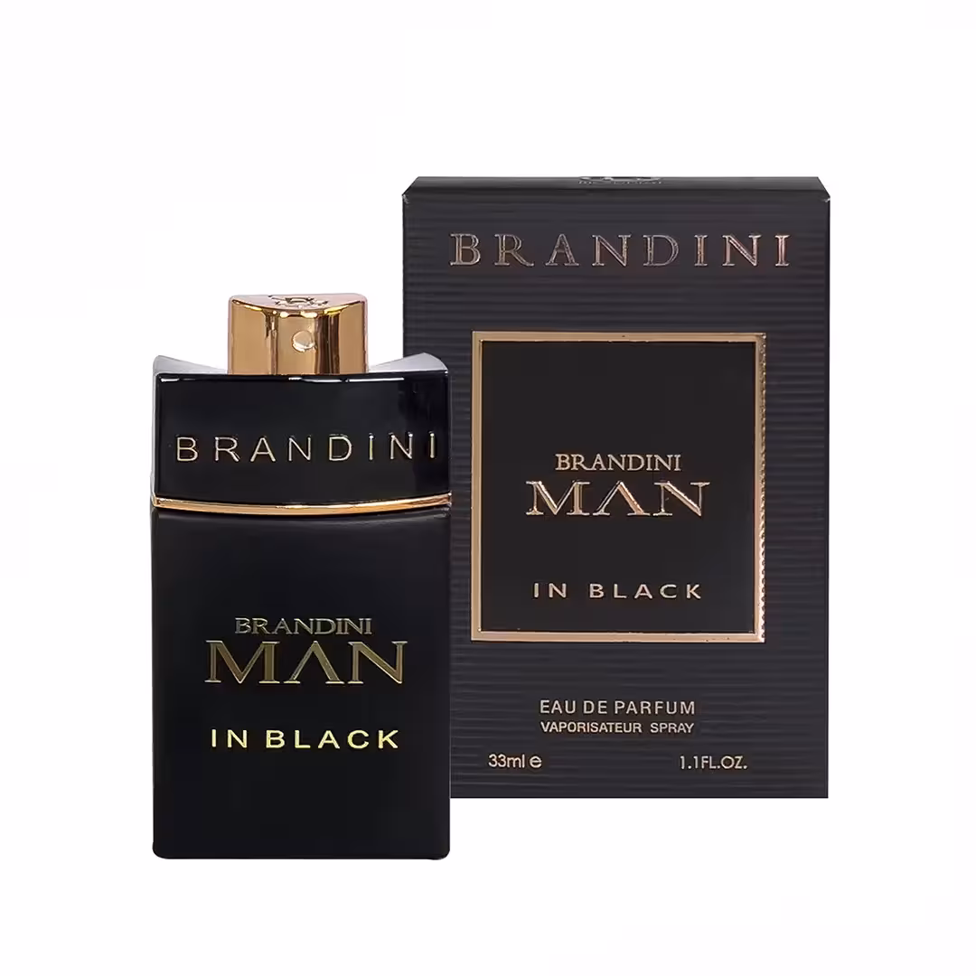 عطر ادکلن برندینی بولگاری من این بلک Brandini Bvlgari Man in blackحجم 33 میل