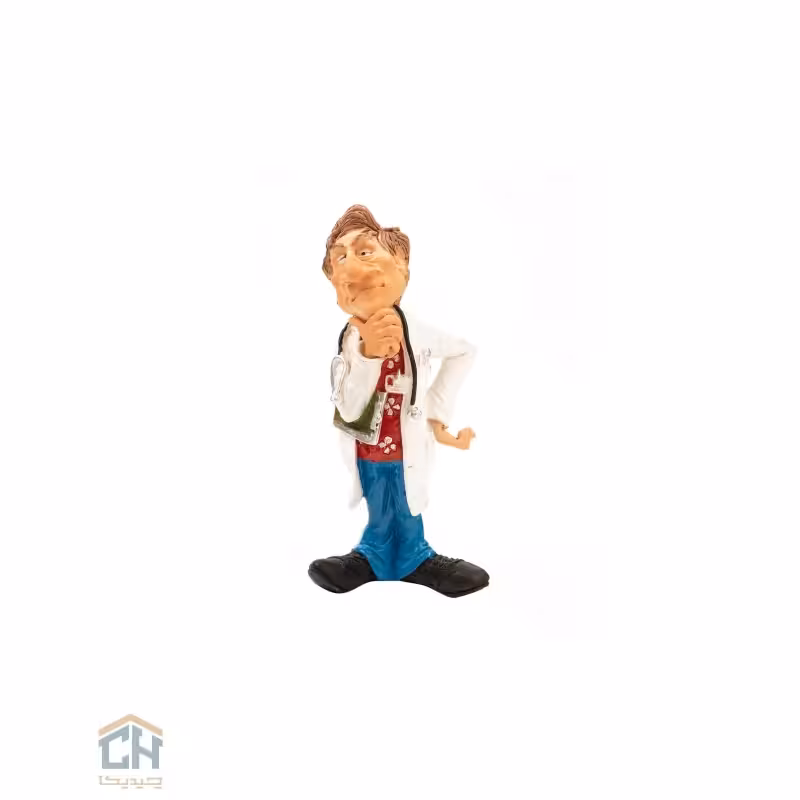 مجسمه پزشک متفکر گلدکیش طرح کمیک مدل 4884