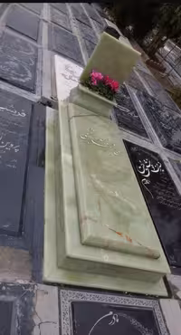 سنگ مرمر سبز حرمی باغچه ای کد 0353