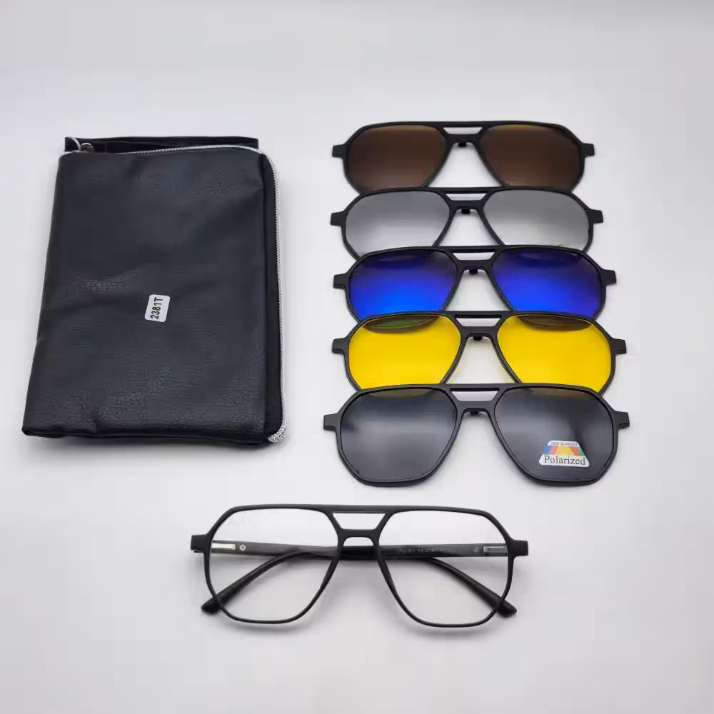 عینک طبی 5 کاوردار مدل 2381