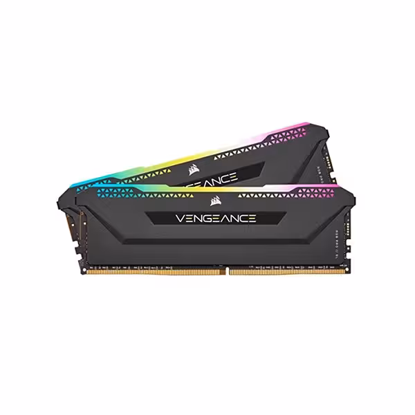 رم کورسیر VENGEANCE RGB PRO SL Black 16GB (2*8GB) DUAL 3600MHz DDR4