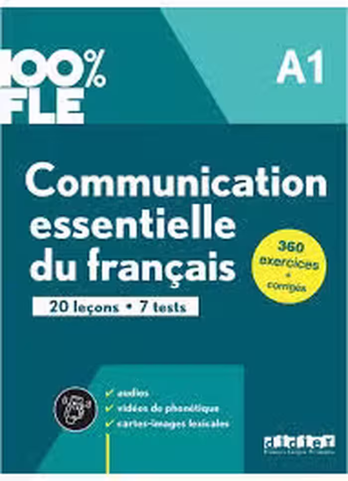 کتاب فرانسه کامیونیکیشن اسانسیل Communication essentielle du français A1 – Livre 100% FLE