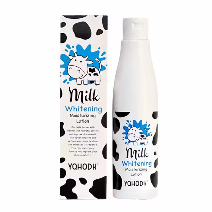 لوسیون بدن شیر گاو آبرسان yqhodk حجم 200ml