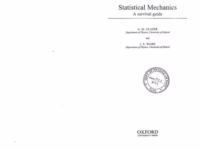 خرید و دانلود نسخه کامل کتاب Statistical mechanics: a survival guide