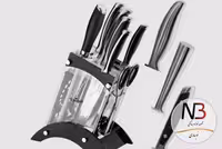 سرویس چاقو 8 پارچه مدل کالسکه یونیک مدل UN-5525