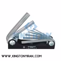 کینگ تونی 20218MR ست آلن میلیمتر کاردی 8 عددی