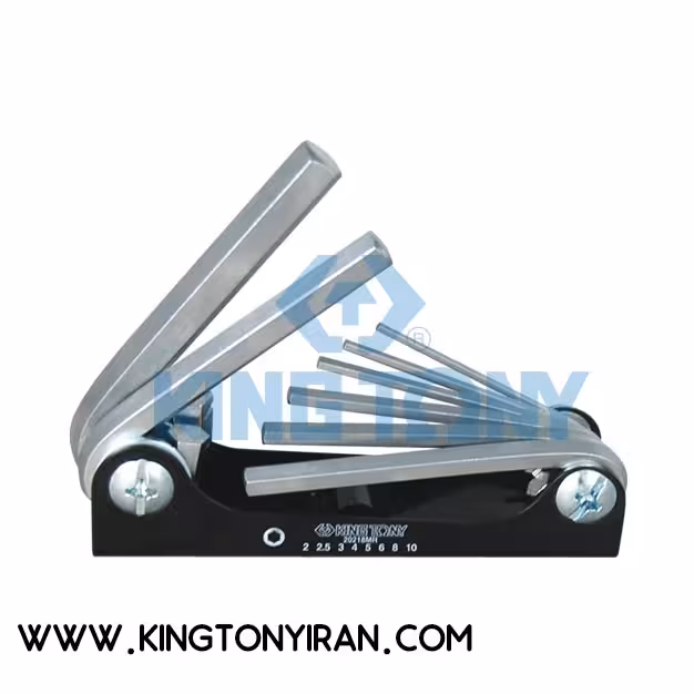 کینگ تونی 20218MR ست آلن میلیمتر کاردی 8 عددی