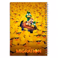 دفتر مشق کارتون مهاجرت