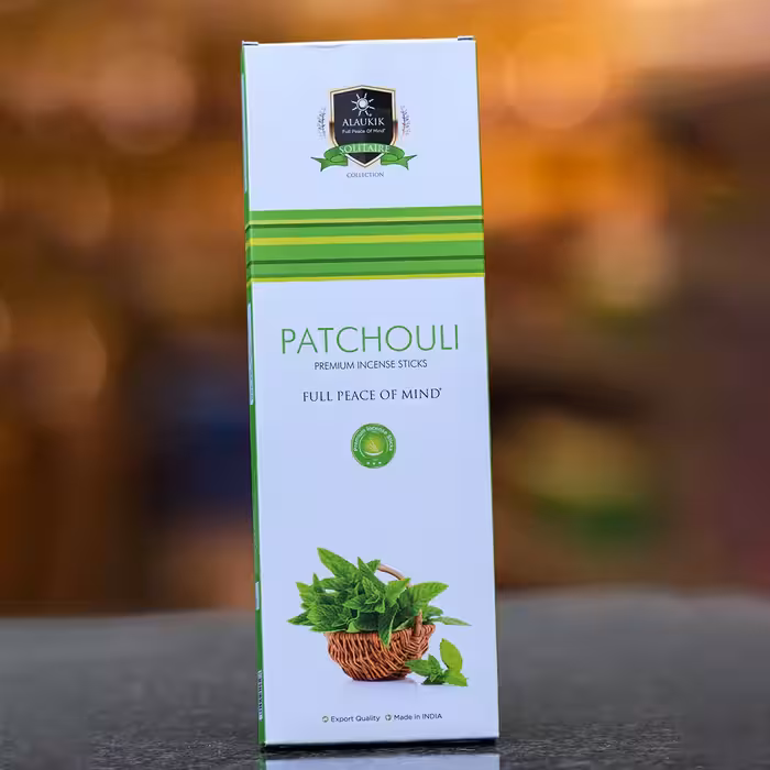 عود دست ساز نعنا هندی Patchouli از برند آلاکیک Alaukik