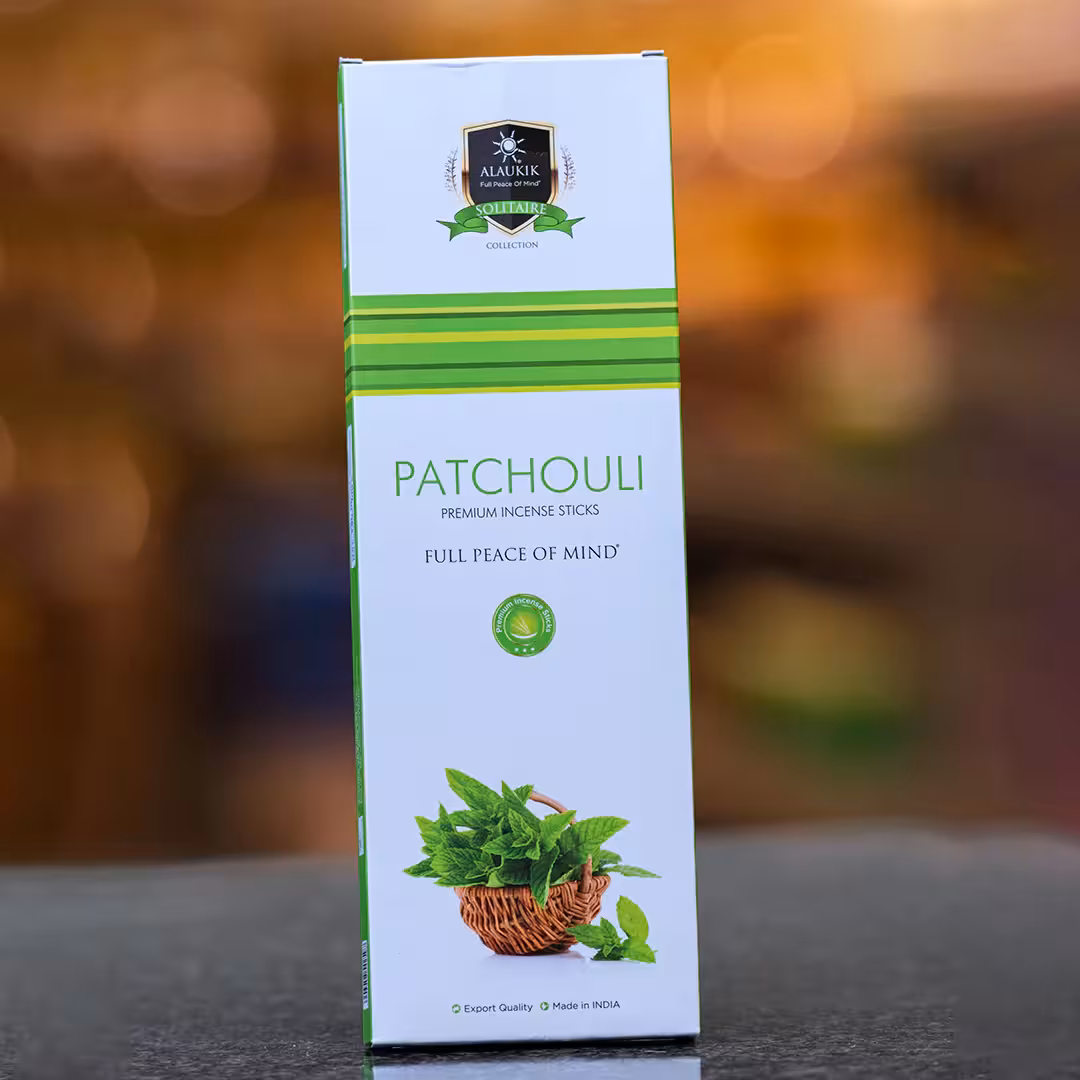عود دست ساز نعنا هندی Patchouli از برند آلاکیک Alaukik