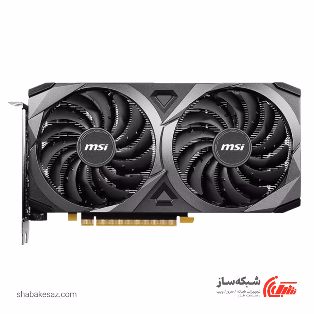 قیمت و خرید کارت گرافیک ام اس ای MSI GeForce RTX 3050 VENTUS 2X OC 8GB - شبکه ساز