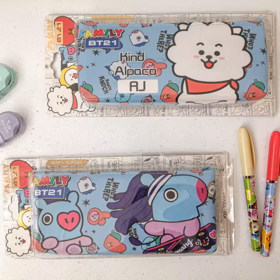 جامدادی تک زیپ BT21