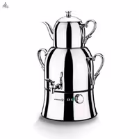 سماور برقی کرکماز NOSTA از جنس INOX/CHROME مدل A334