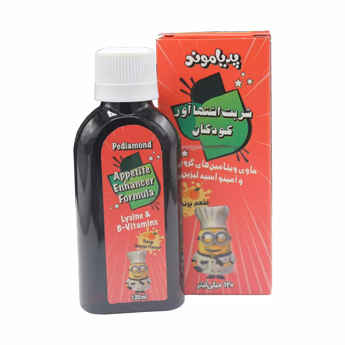 شربت اشتها آور پدیاموند 120 میلی لیتر
