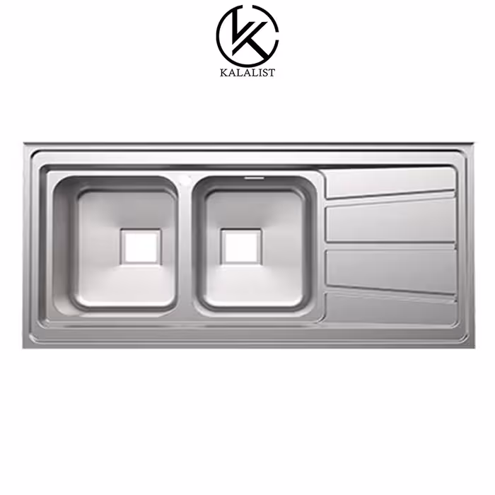 سینک ظرفشویی استیل روکار آلتون مدل SR1201L