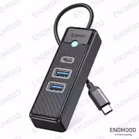 هاب 3 پورت USB-C اوریکو مدل PWC2U-C3-10-BK