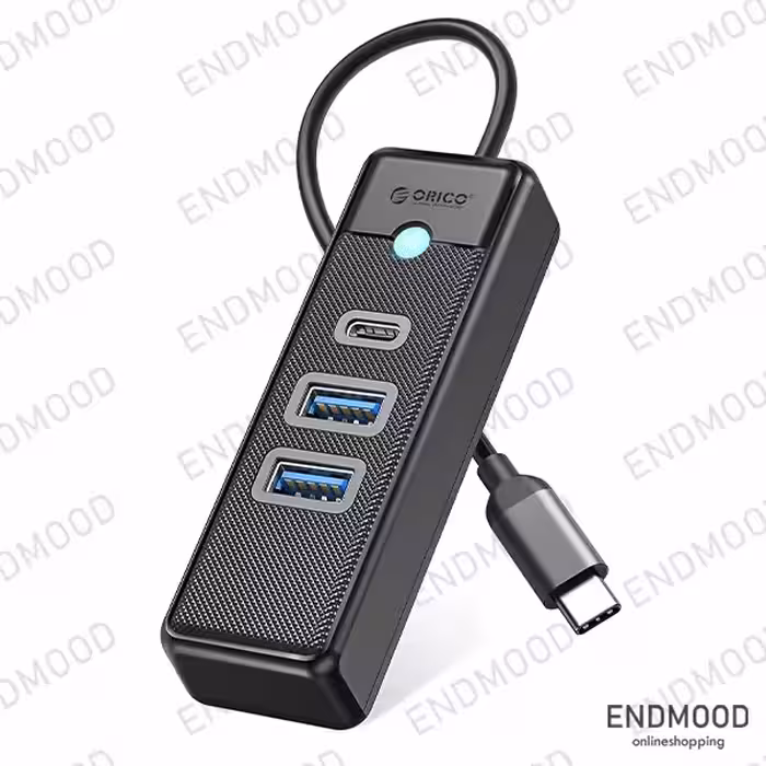 هاب 3 پورت USB-C اوریکو مدل PWC2U-C3-10-BK