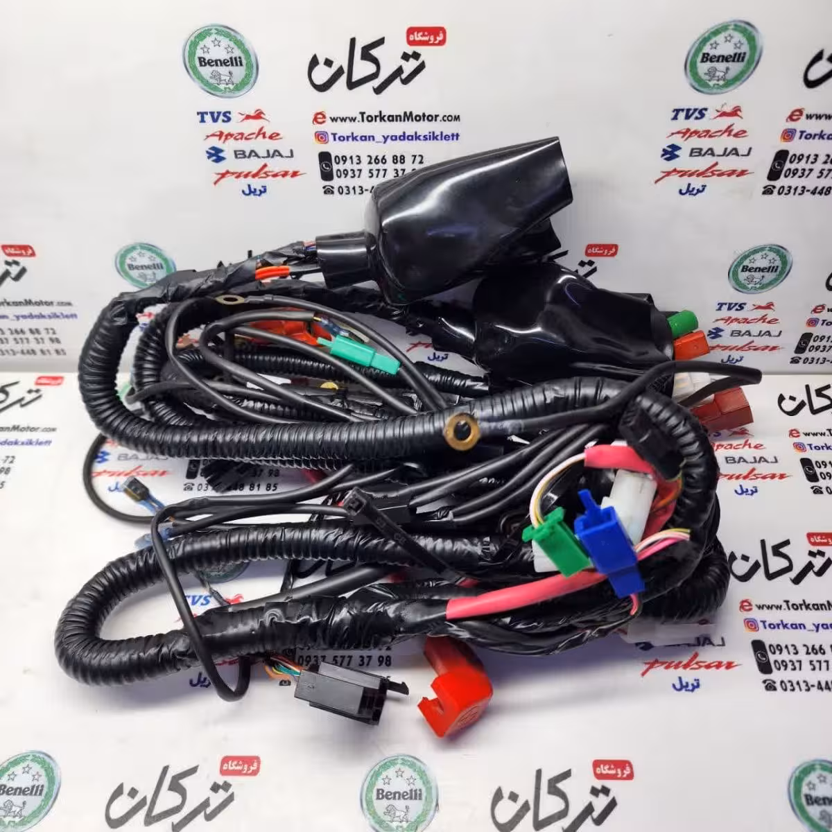 سیم کشی کامل برق موتور پالس 220