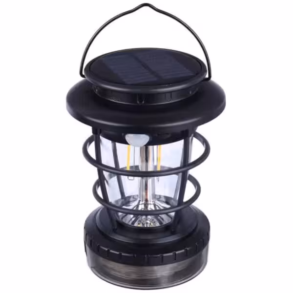 چراغ فانوسی مدل شارژی خورشیدی ریسه دار HOP-8819 با نور چند رنگ