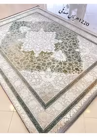 فرش ماشینی 1200 شانه تراکم 3600 آکرلیک کاشان- کد J16