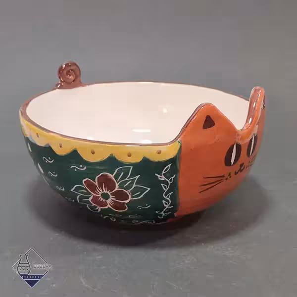 کاسه بزرگ پیشول (گربه) طرح چهار