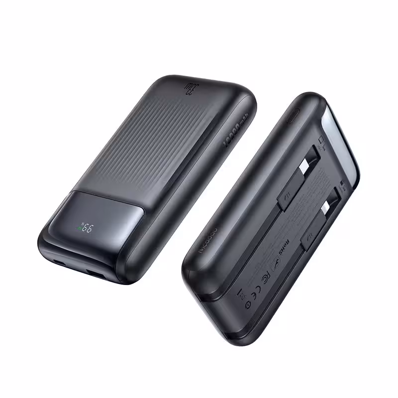 پاوربانک 10000 مک دودو MC-0231 توان 33 وات همراه با کابل متصل