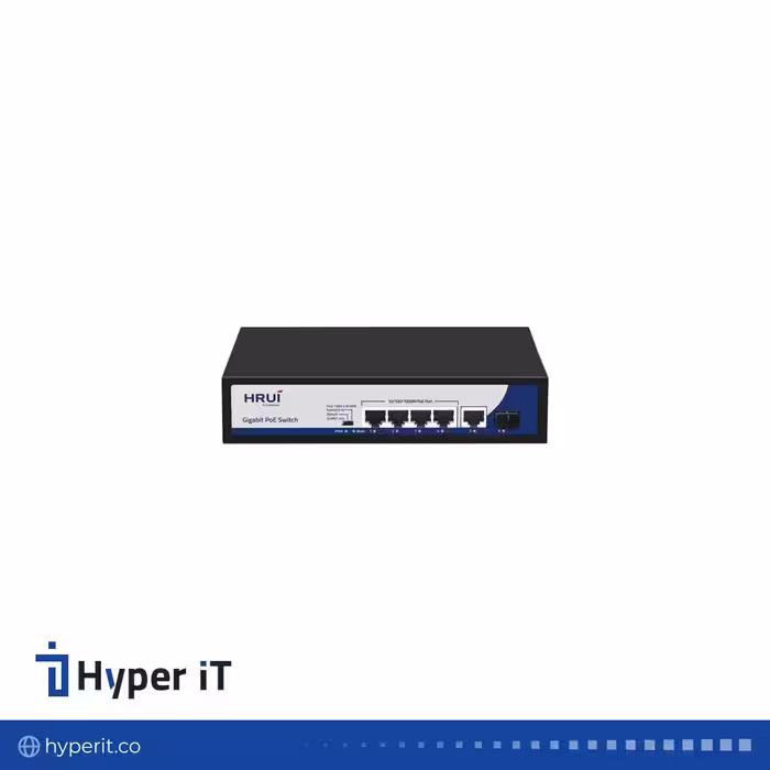 سوئیچ PoE HRUI مدل HR901-AXG-411NS-120