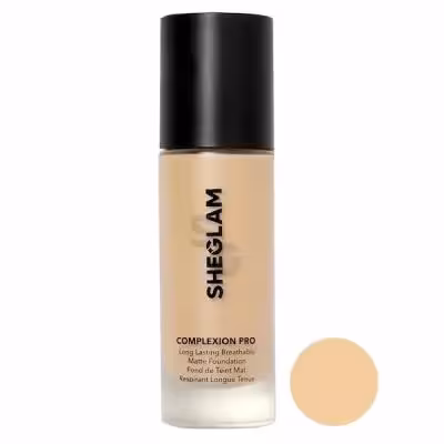 کرم پودر بادوام و مات شیگلم SHEGLAM رنگ روشن متوسط نخودی Warm Vanilla حجم 30 میلی لیتر