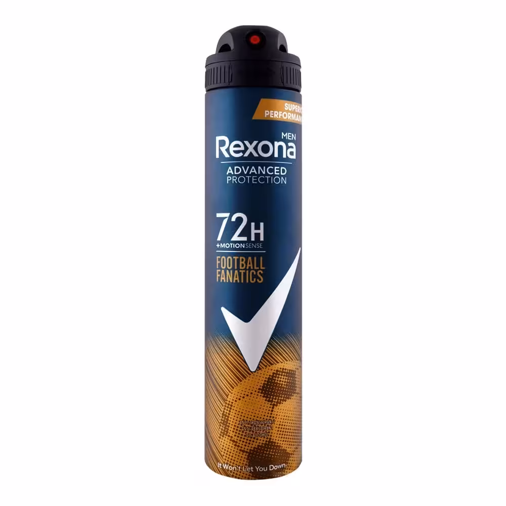 اسپری دئودورانت رکسونا Rexona مردانه مدل Football Fanatics اصل آرژانتین حجم 200 میل