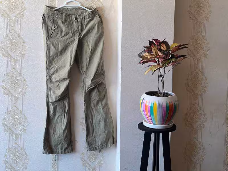 شلوار کتان دخترانه اسپورتی