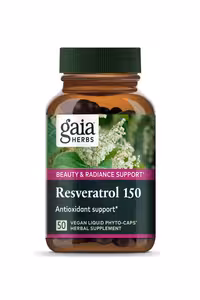 کپسول رزوراترول 150 میلی گرم Gaia Herbs - بسته 50 عددی