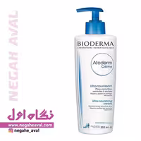کرم مرطوب کننده پمپی Atoderm بایودرما حجم 500 میلی لیتر