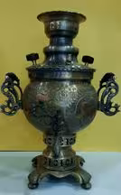 سماور آنتیک 3 لیتر شیر خورشید