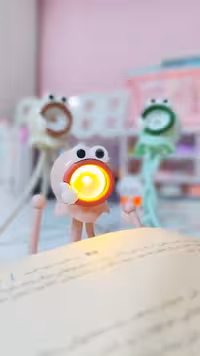 چراغ مطالعه متعجب