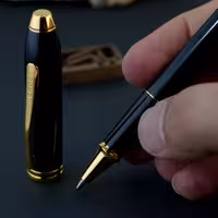 روان نویس کراس تاوزند مشکی گیره طلایی CROSS Townsend RP black with gold trim