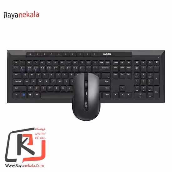 کیبورد و موس بی سیم رپو مدل 8210M